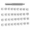 37pcs Stamping Dies Number Punch Set Punch Tool DIY Leather Stamping Kit  Leather Crafting