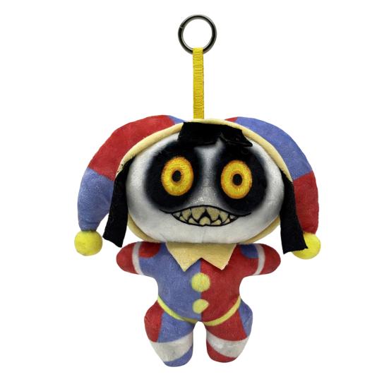 Clown Plüsch Schlüsselanhänger für Rucksack Niedliches Stofftier Schlüsselanhänger Weicher Mini Anhänger Handtaschen Anhänger Lustiges Geschenk für Kinder Frauen