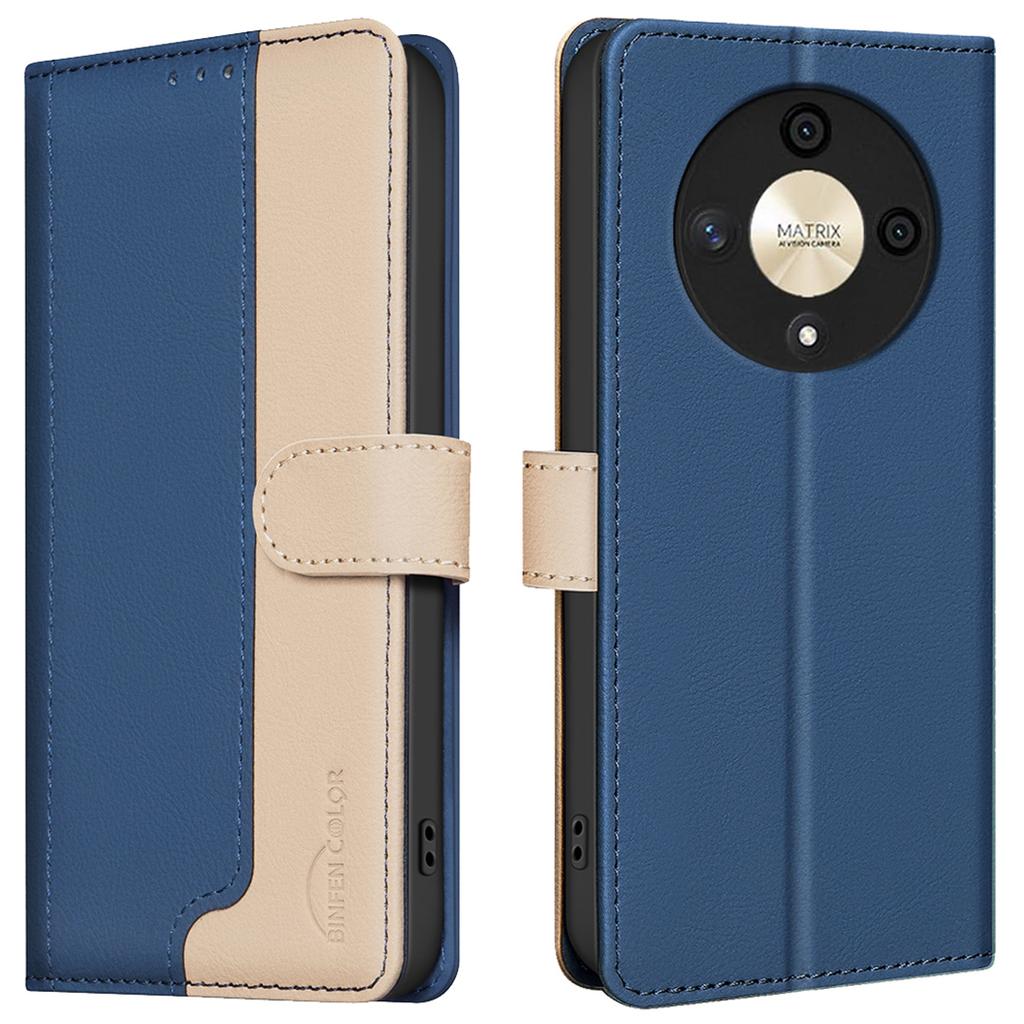 For Honor Magic6 Lite 5G/X9b 5G Leather Case RFID Blocking Card Slots