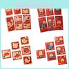 Festive Chinese New Year Red Packet With Cartoon Dragon Lovely And Unique Money Envelope Material Paper