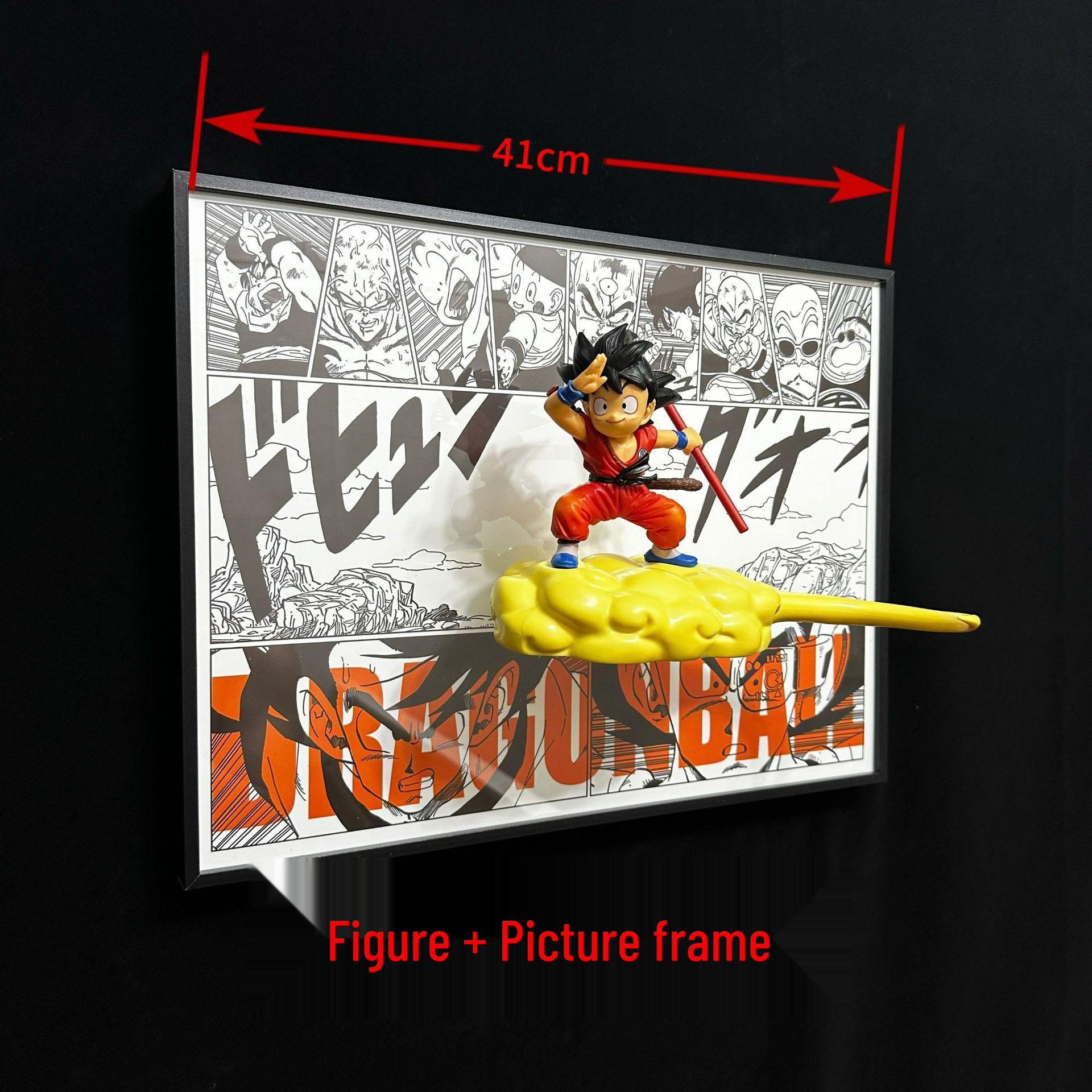 

Dragon Ball Son Goku Nimbus Figurine - 3D Anime Toy & Ornament Gift