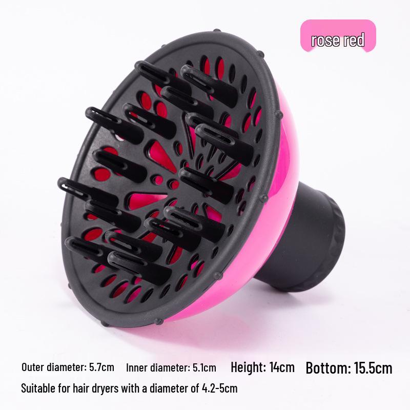 High-Temperature Resistant Silicone Telescopic Wind Cover for Curly Hair - Universal Folding Styler Hair Dryer.