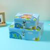 Cartoon Iron Pattern Box For Desk Drawer And Home Office Decoration Storage