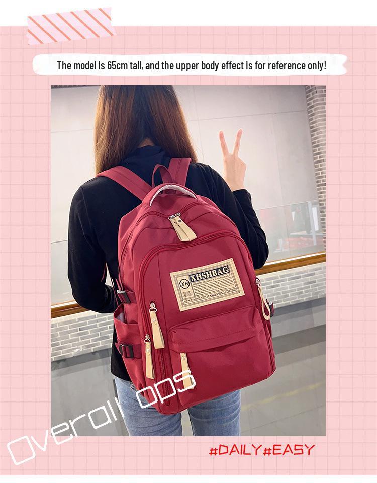 Trendy Large-Capacity Backpack for Teen Girls - Casual and Versatile for Travel or School