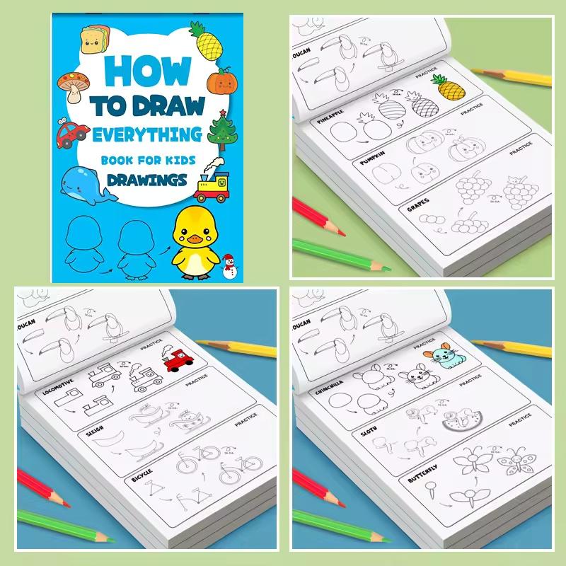 

Art Learning Book For Kids - How To Draw Everything With Simple Steps, Boost Creativity & Drawing Skills