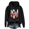 Women's And Men's Unisex Fashion Outfit Sweatsuit  Printed Long Sleeved  Casual Hooded Sweatshirt
