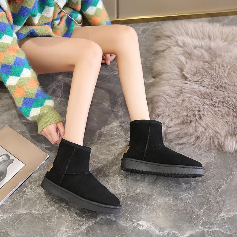 Dámské sněhule Zimní móda Plus sametové Teplé Krátké boty Venkovní volnočasové Teplé boty