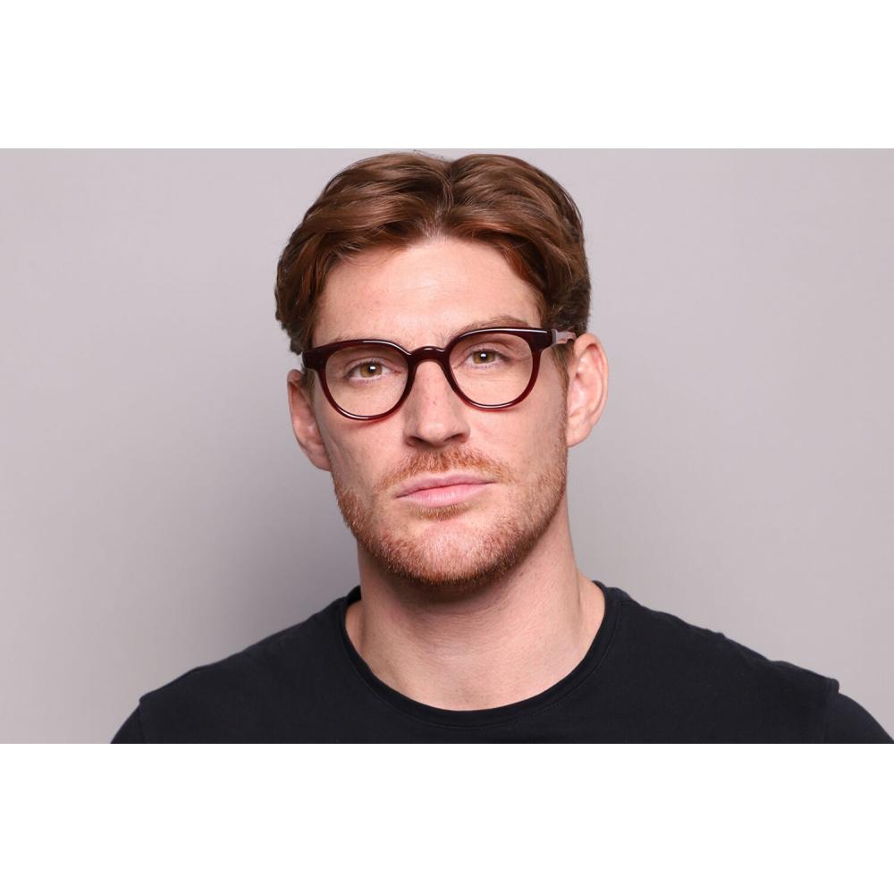 Full Rim Oval Transparent Red Smartbuy Collection Tropica 94724 C2 Fashion Unisex Eyeglasses