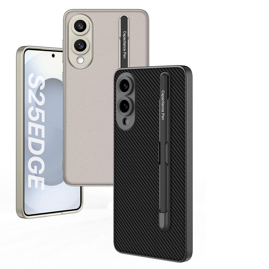 Samsung S25edge Mobile Phone Case S25EDGE All Inclusive Sesquinin Belt Pen Slot with Stylus Anti Fall