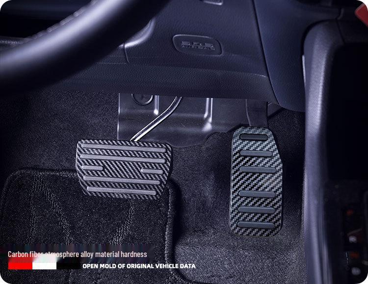 Alloy Rubber Anti-Slip Throttle & Brake Pedal Cover for City, Fit, Crider, Vezel, Greiz, XRV