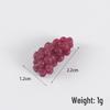 TPR Soft Rubber Simulation Grape & Corn Stress Relief Toy - Mini Fruit Squeeze Model