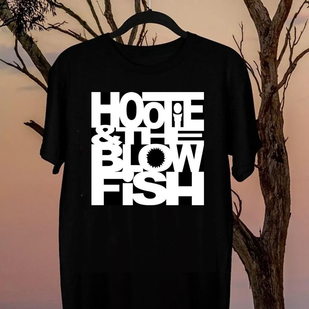 Логотип Hootie And The Blowfish Футболка Черная Унисекс S-5XL BL1679 Унисекс Футболка XXXL