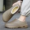 2025 Neue Mode Baumwollpantoffeln Herren Winter Warm Zuhause Baumwollschuhe Wasserdichte Gartenschuhe Indoor Slipper Schlichte Schuhe