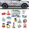 Graduation Cruise Door Magnets 16 Piece Waterproof Refrigerator Decorations 2026 Grad Car Stickers Fridge Magnets for Car