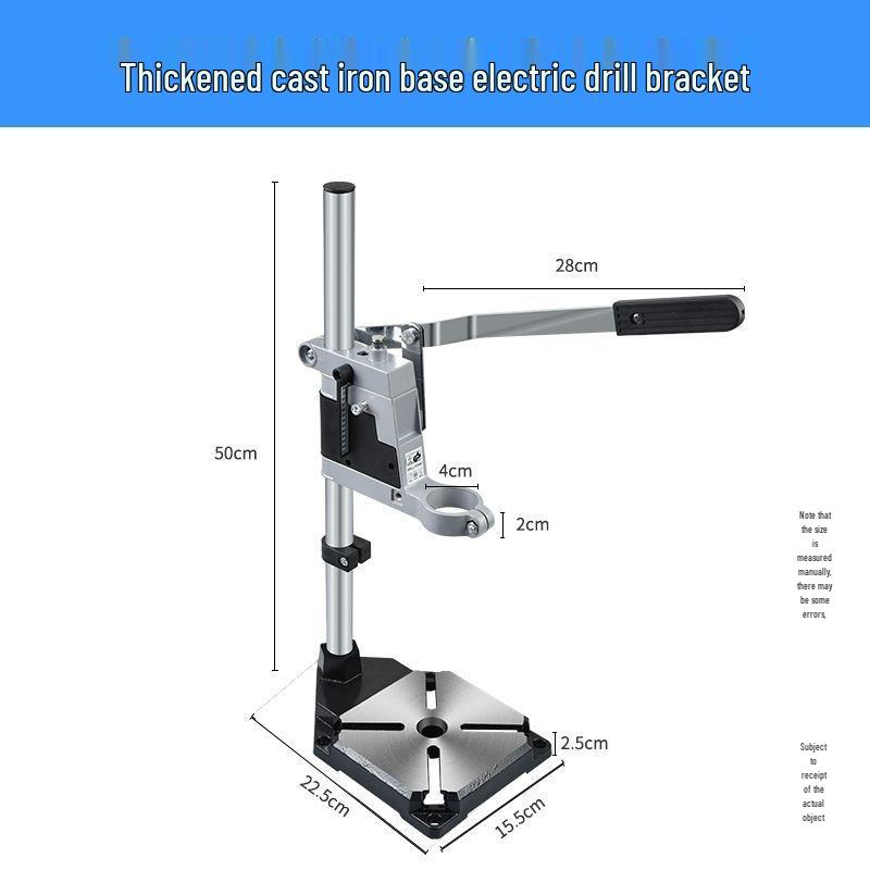 Multifunctional Electric Drill Stand: Convert Hand Drill To Bench Drill with Universal Micro Bench and Household Flat Pliers