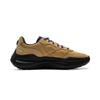 New LiNing Cloud Wave Lace Cushioned Anti Slip And Wear Resistant Lightweight Low Top Casual Shoes Men's Curry Yellow AGLU299-1