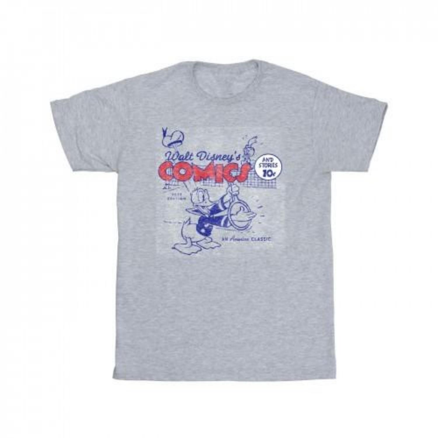 

Disney Mens Donald Duck Comics T-Shirt S разноцветный