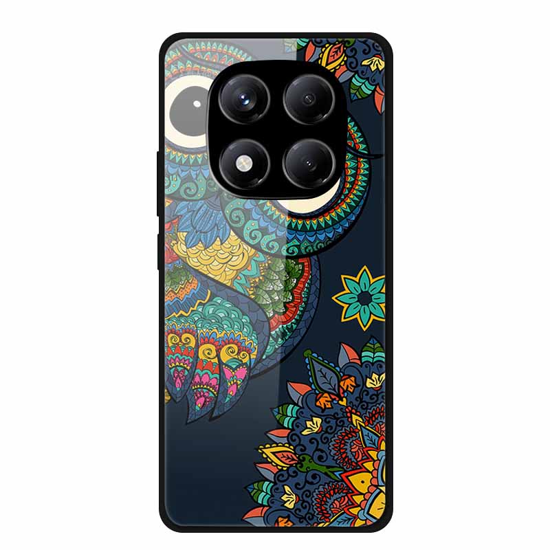 Luxury Case For Redmi Note 14 Pro 4G Tempered Glass Cover For Xiaomi Redmi Note14 Pro 4G Phone Cases Fashion Protective fundas