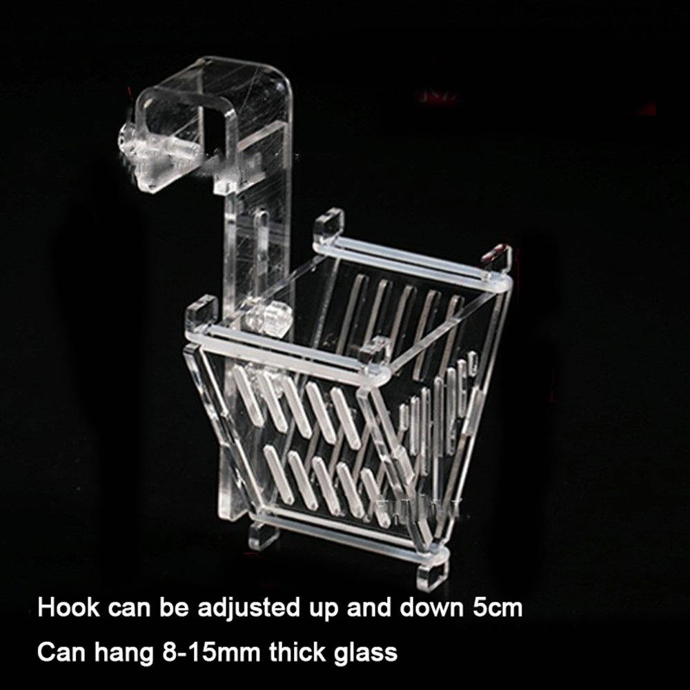 

Mini Red Blood Worm Fish Feeder Acrylic Fish Tank Feeding Cup Fish Feeding Style AB