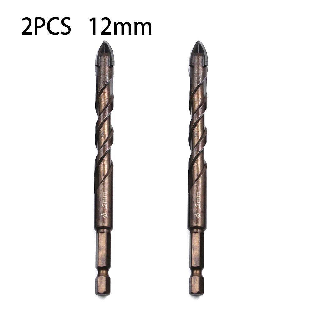 Buy 2PCS 1/4 Shank Hex DrillBit Glass Ceramic Tile Wood Wall Mirrors