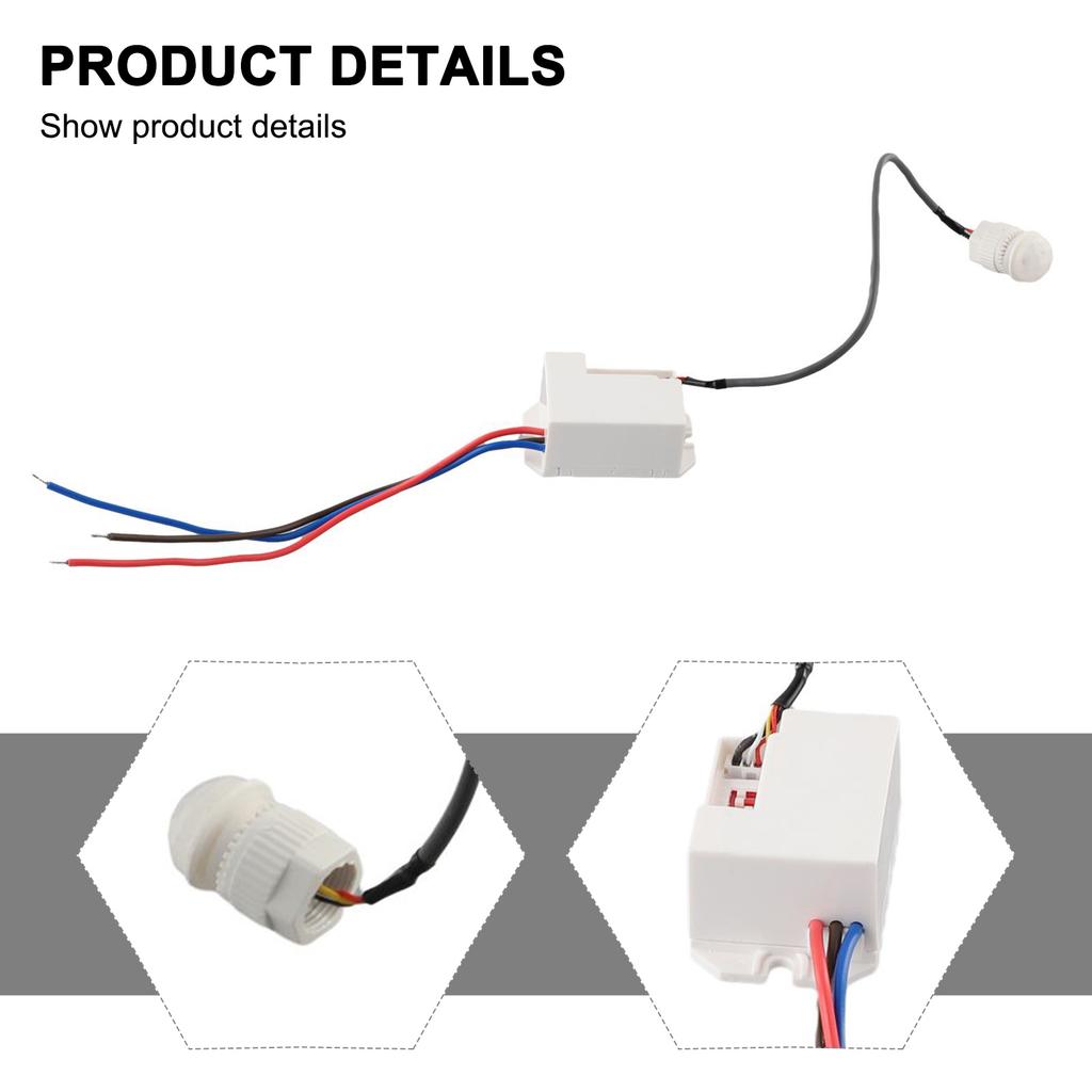 Sensor Switch Sensor Detector Used In Toilets Switch Sensor 1pcs Detection Range 6m Rated Load 800W High Quality
