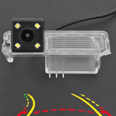 Pistas de trayectoria dinámica vista trasera de coche cámara de respaldo para VW Polo V (6R) Golf 6 VI Passat CC Magotan