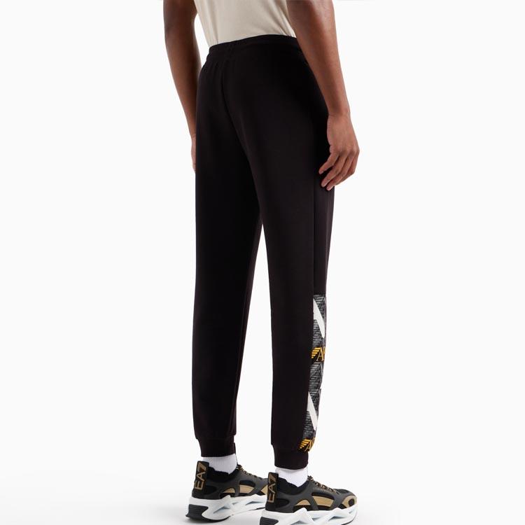 EMPORIO ARMANI EA7 SS24 Knitted Sweatpants Men's Black 3DPP88-PJEQZ-1200