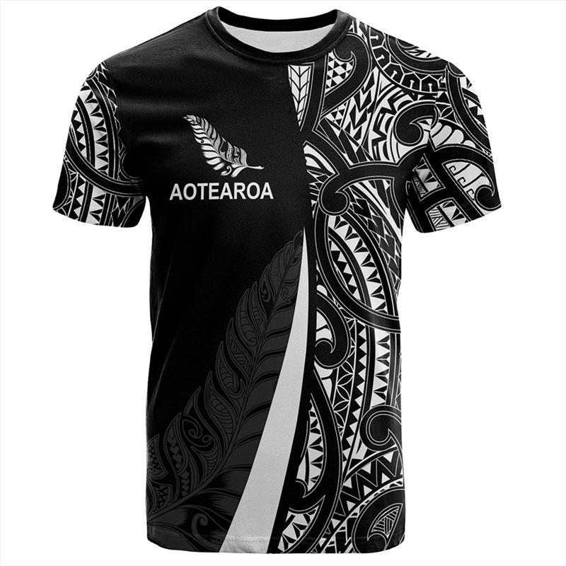 3D Neuseeland Maori Rugbyball Druck T-Shirt Sport Fitness Schnelltrocknende T-Shirts Für Männer Mode Hawaiianische Gym Kleidung Top