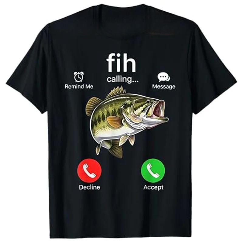 

Fish Call Funny Fish Themed Caller Terrier Tshirt Funny Fisherman Humorous Graphic Tshirt and Gift Fishing Novelty Outfit S