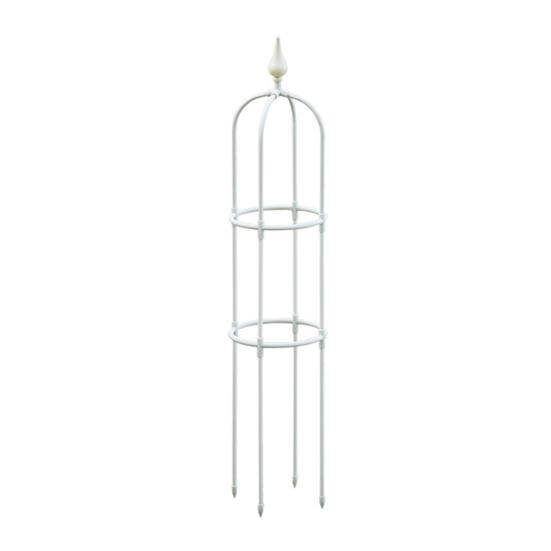 Plant Obelisk Trellis Climbing Plants Garden Tower Trellis Outdoor Rose Bush Support Rustproof Metal Trellis for Potted Plant Clematis Vine Jasmine