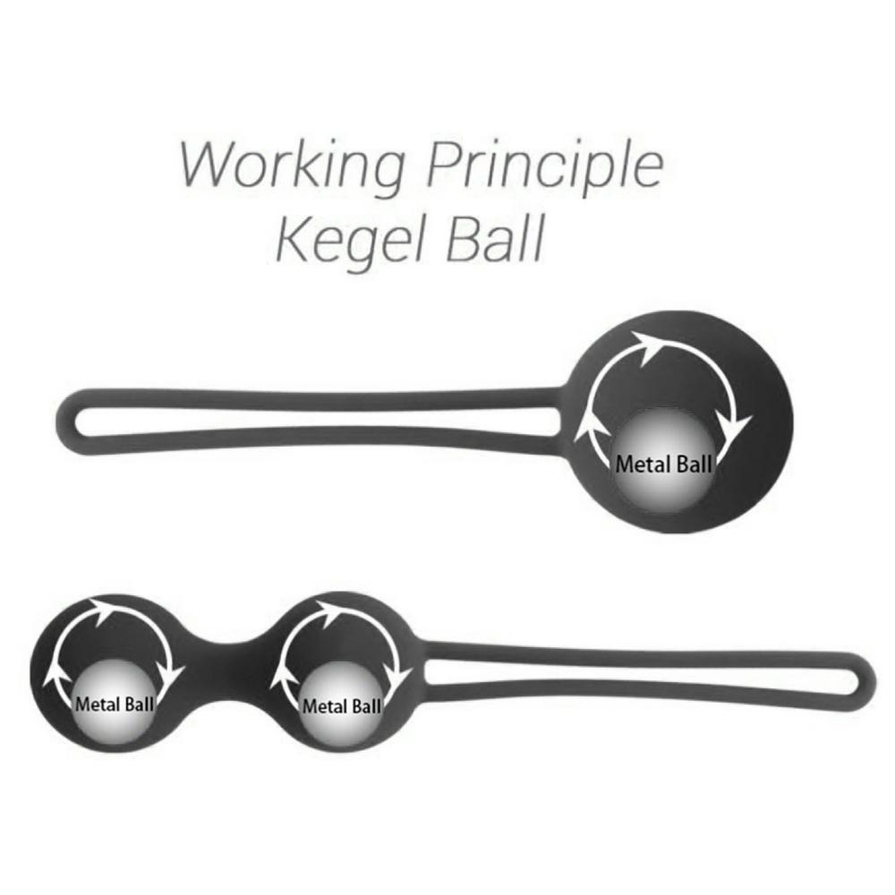 Silikonowy Zestaw Kulek Kegla, Trener Mięśni Dna Miednicy, Kulki Obkurczające Wzmacniające Skurcze, Dorosłe Seksowne Zabawki dla Kobiet, Zabawki Seksualne