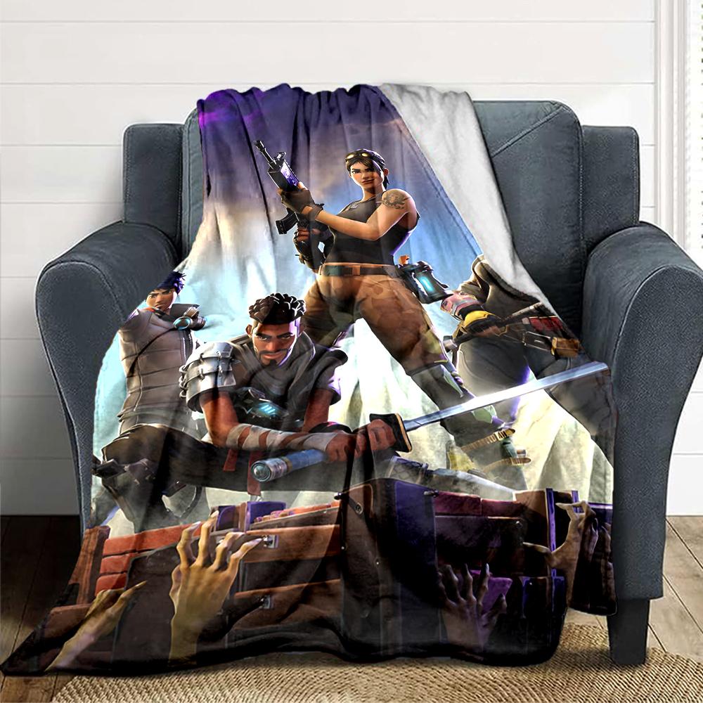 Fortnite Battle Royale Blanket Soft Throw Blanket For Home Bedroom Bed Sofa Travel Office Solid Christmas Blanket