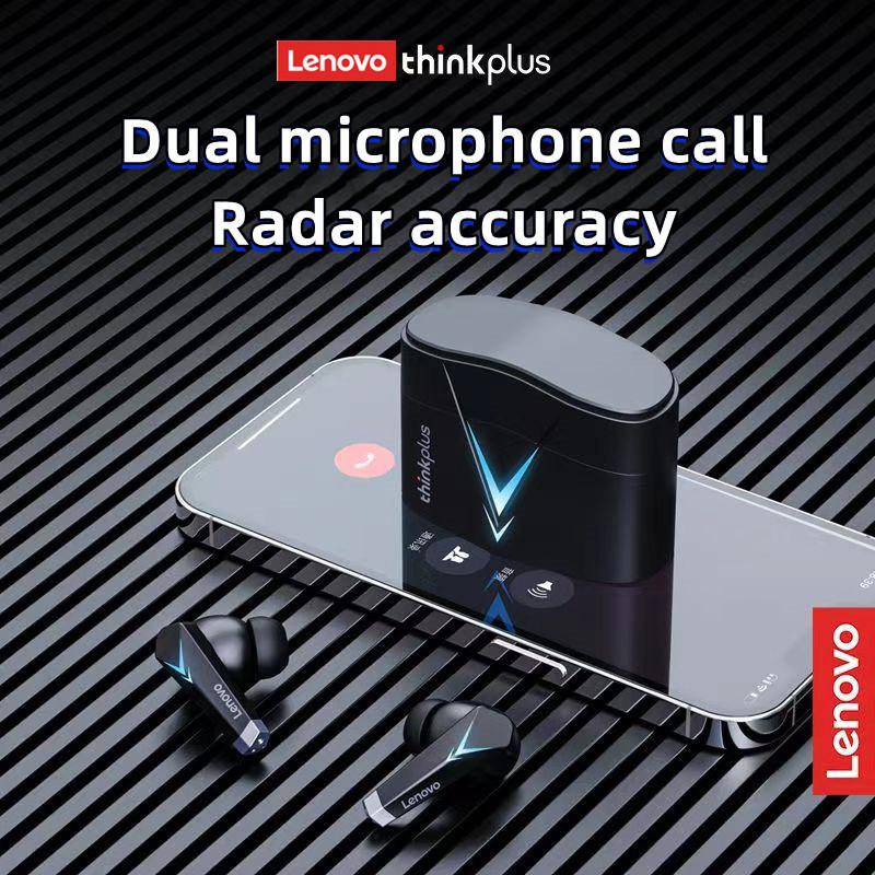 Nya Lenovo LP6 TWS spelhörlurar Nya trådlösa Buletooth-hörlurar med brusreducering Dual Mode Headset för e-sportspel Musik