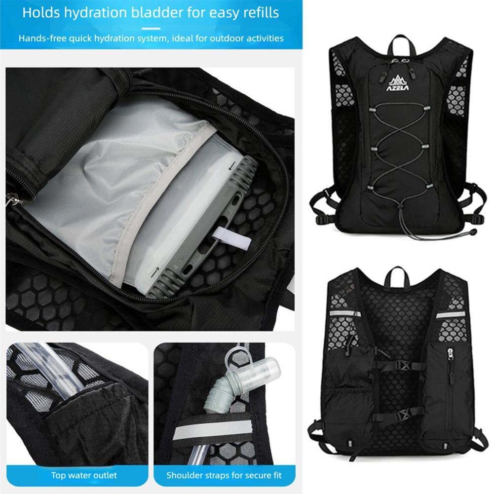 Outdoor Nylon Sportrucksack, Tragbarer Fahrradrucksack, Lauf-Trinkweste für Trailrunning, Für Trail-Wandern