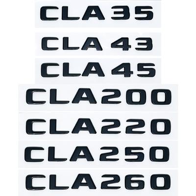 AATA1 3D Letters CLA180 CLA200 CLA220 CLA250 CLA260 4Matic ABS Emblem for Mercedes Benz C118 W117 Car Fender Trunk Rear Logo Sticker
