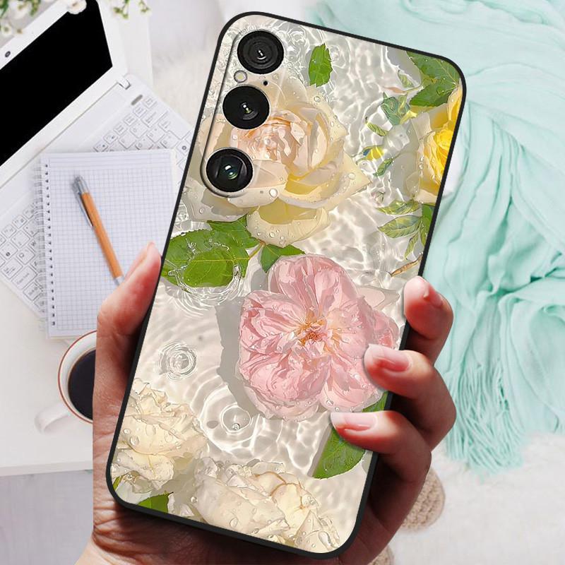 For Sony Xperia 1 VI Case Animals Soft Silicone TPU Back Cover Phone Cases For Sony Xperia1 VI Protective Bumper Shockproof Capa
