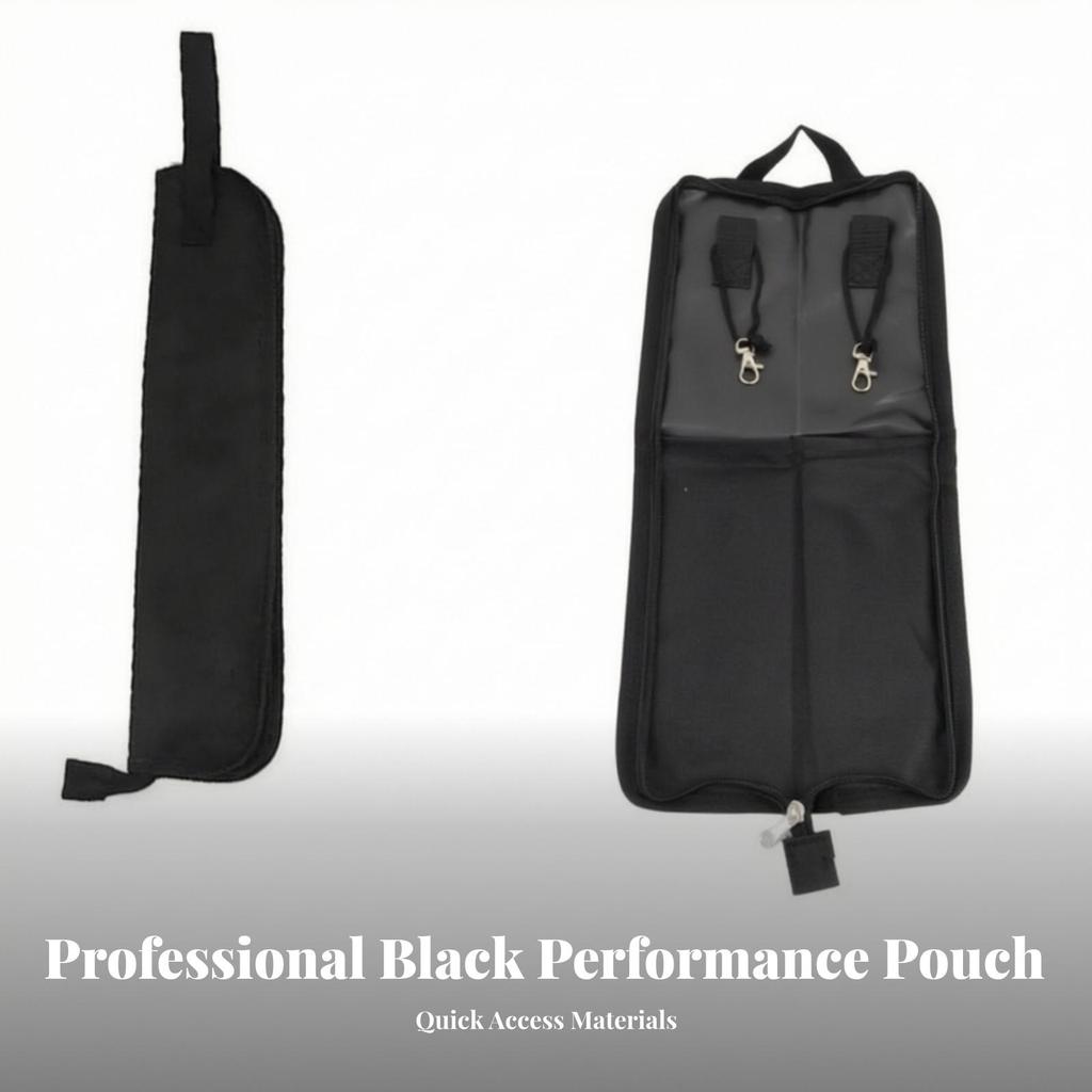 Drumstick Bag with Hanging Straps Portable Carrying Case for Drummers