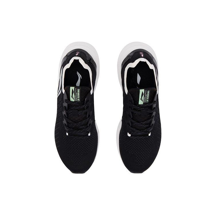 Li Ning YunQue Cushioning Breathable Cushioning Breathable Low Top Running Shoes Women's Black ARHQ178-1