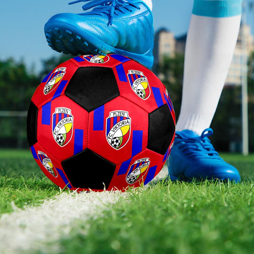 1 pz Pallone da Calcio FC Viktoria Plzen Taglia 5 Pallone da Calcetto Indoor alla Moda Colorato Gioco per il Cortile - Ottimo Regalo per Appassionati di Sport HE38