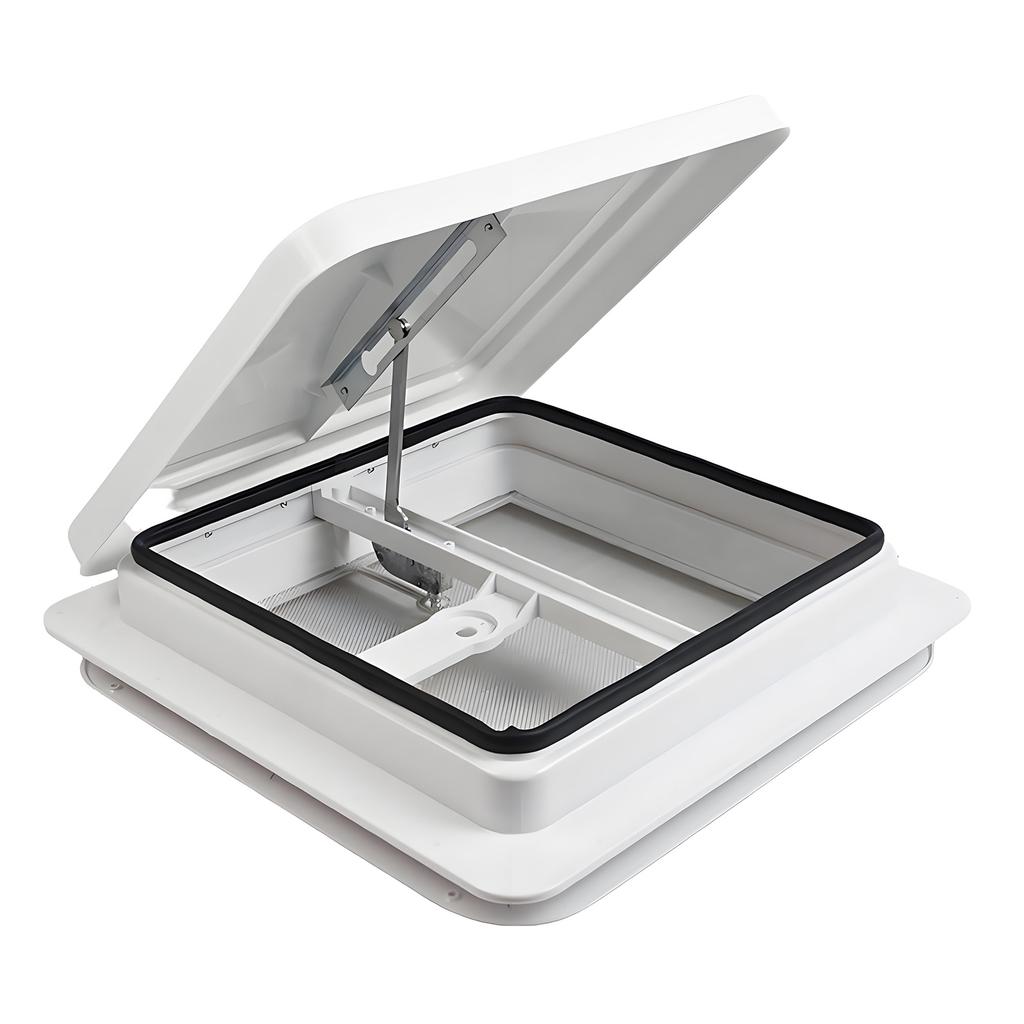 14Inch Plastic Roof Vent Cover Manual Trailer Vent Replacement Universal Bathroom Exhaust Vent for Trailer Motorhome