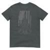 F14 Tomcat Jet Fighter Vintage American Flag 14th July Tshirt