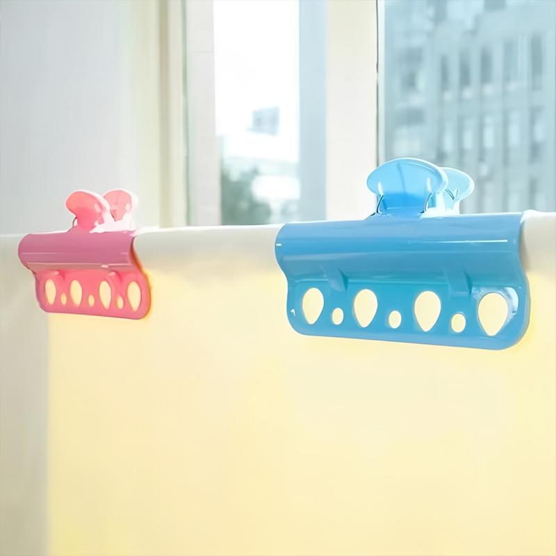 1Pc Plastic Windproof Clamp Clothesline Pole Quilt Drying Clip Outdoor Clothes Hanger Fixed Clamp