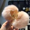 Hair Claw Strong Claws Fadeless Fall-resistant Non-shedding Non-slip Fluffy Fur Balls Fall Winter Plush Hair Clip Hair Accessory