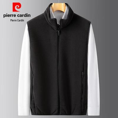 Pierre Cardin Men's Fleece Stand-Collar Vest