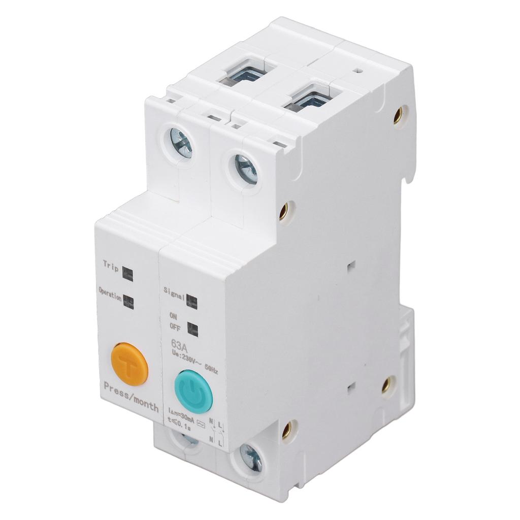 WiFi Smart Circuit Breaker Time Relay Switch Din Rail Mount APP Remote Control Switch 2P AC230V 63A
