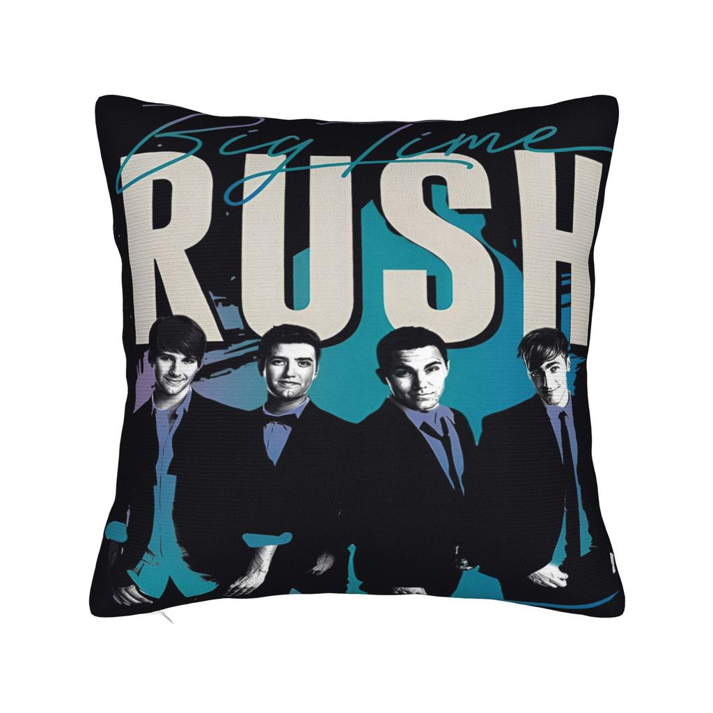 Pillow Cover Big Time Rush In Real Life Worldwide Tour 2025 Concert Vintage Pillow Case For Sofa Car Home Decor Pillowcases