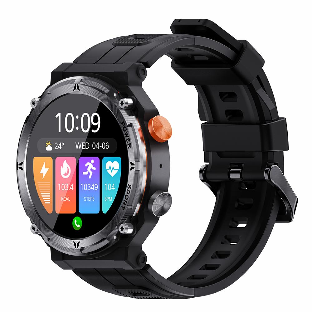 

C21 Pro 1.39-inch Outdoor Smart Watch Bluetooth-compatible Calling Multi-Sport Mode Fitness Bracelet with Heart Rate Monitoring Silver