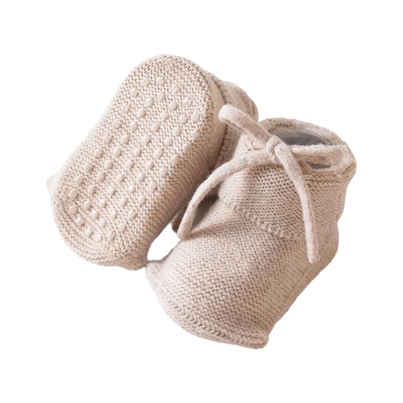 Anti Slip Infant Socks Elastic Ankle Grip Solid Color Comfortable Polyester Mix for Crawling Baby Floor Socks
