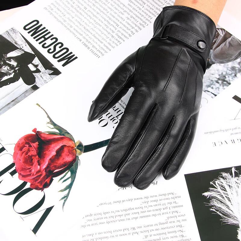 Hengyuanxiang Men's Sheepskin Gloves