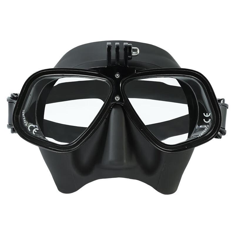 Alliance Messenger Freediving Mask with GoPro Mount and Myopia Lenses